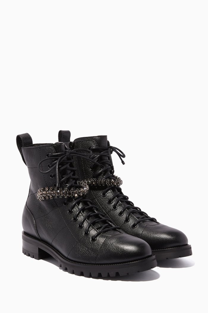 

Black Cruz Leather Boots