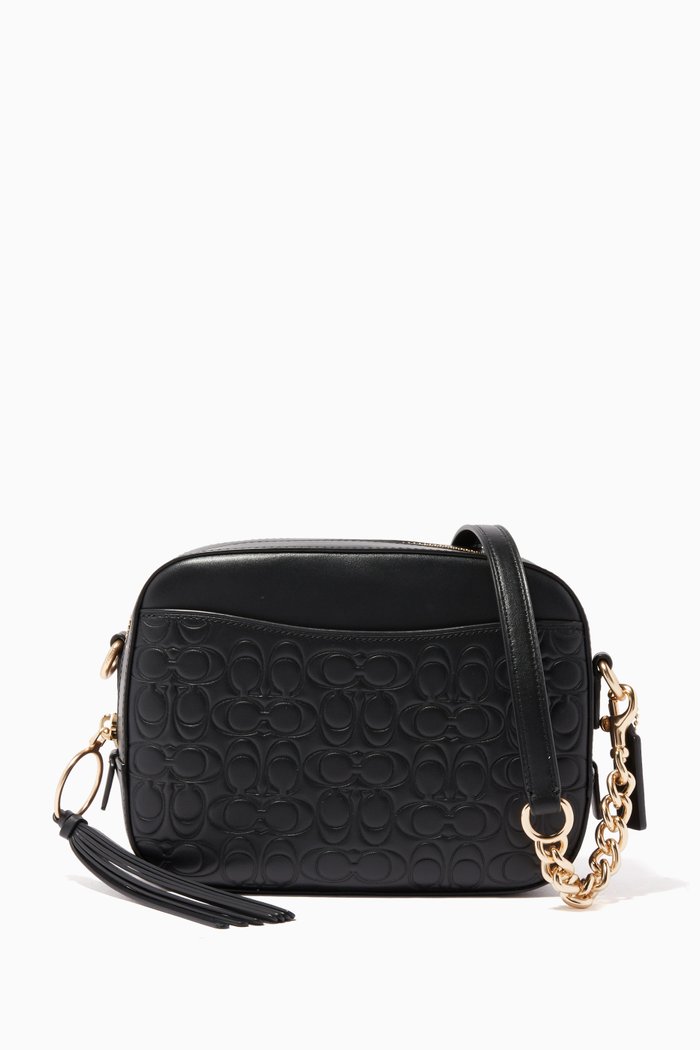 Black Signature Camera Bag