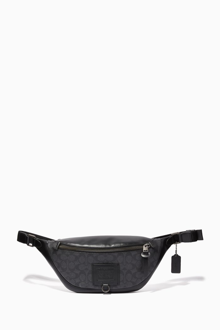 

Rivington Signature Canvas Belt Bag, Grey