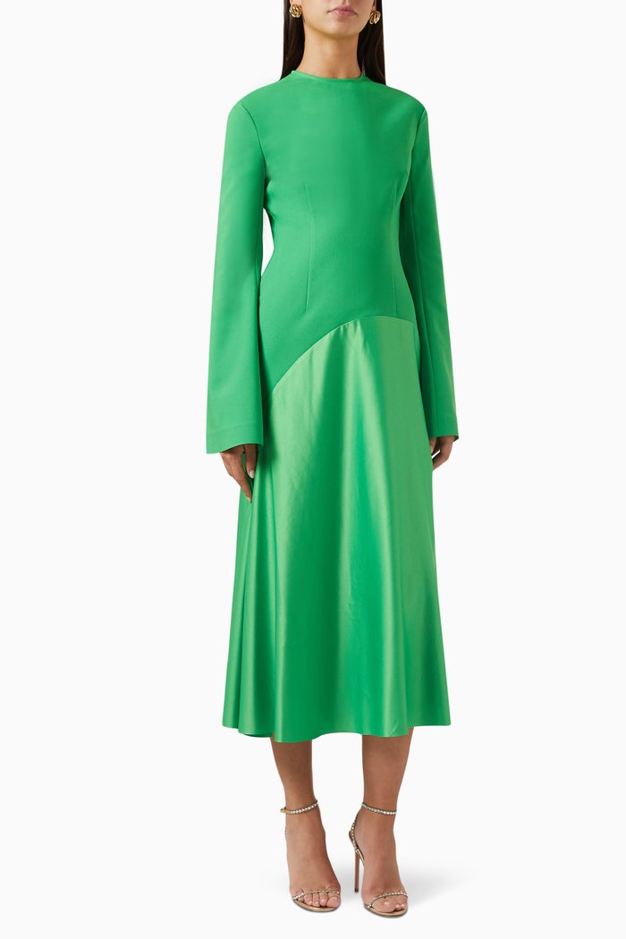 

Gaia Midi Dress, Green