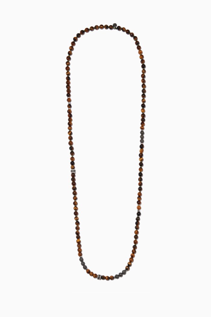 

Brown Tiger Eye Formentera Necklace