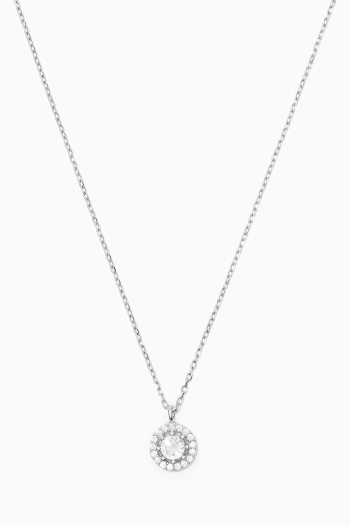 

Elegant Stone Necklace in Sterling Silver