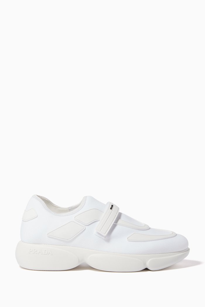

Knit Velcro Cloudbust Sneakers, White