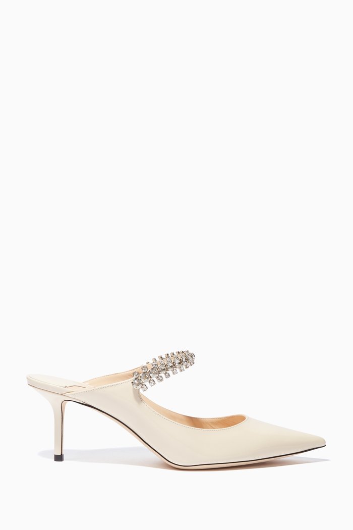 

Bing 65 Mules in Patent Leather, Neutral