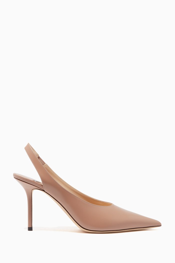 

Ivy Slingback Leather Pumps, Pink