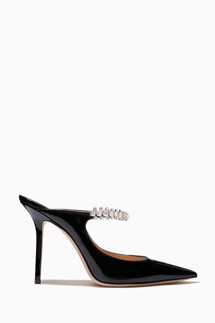 

Bing 100 Mules in Patent Leather, Black