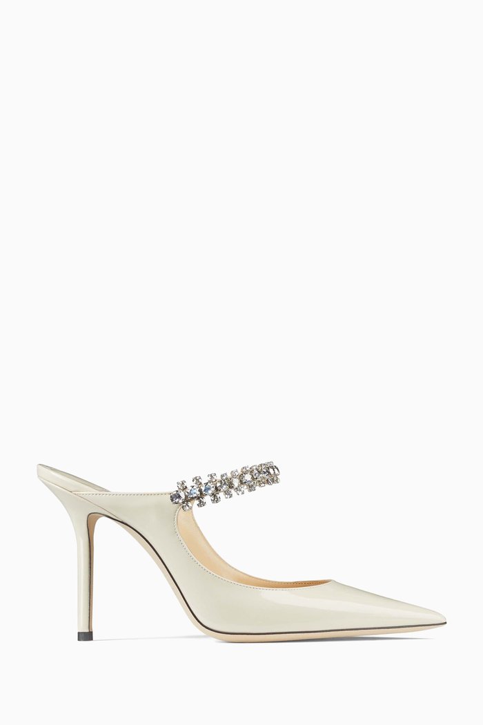 

Bing 100 Mules in Patent-leather, Neutral