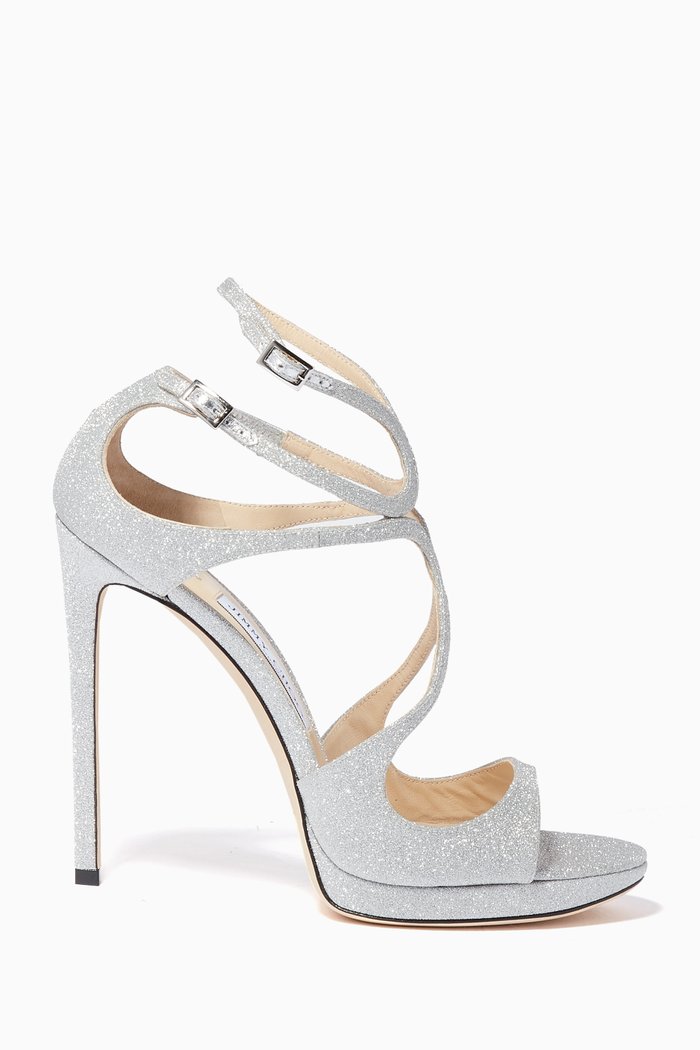 

Silver Glitter Lance Sandals