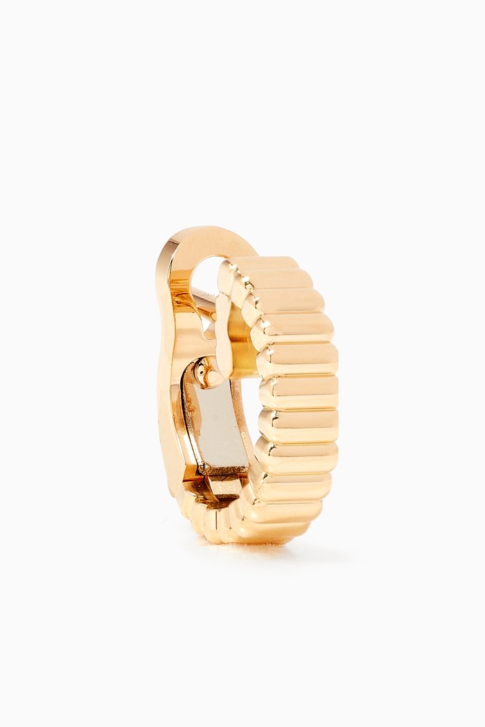 

Quatre Grosgrain Single Clip Earring in 18kt Yellow Gold