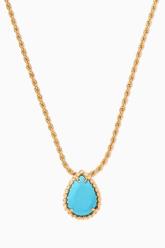 

Serpent Bohème S Turquoise Pendant Necklace, Yellow