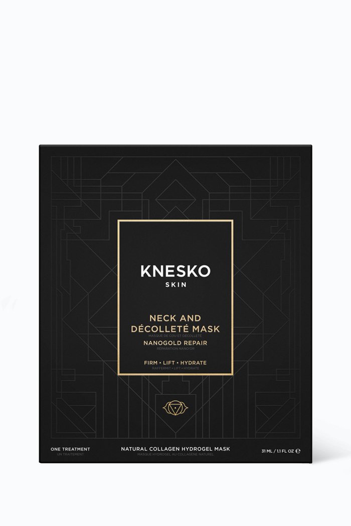 Nanogold Repair Neck & Decollete Mask, Set of 1, Multicolour