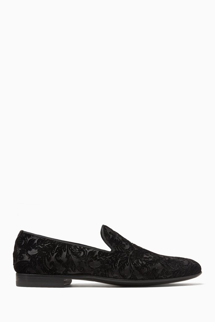 

Black Classic Velvet Slippers