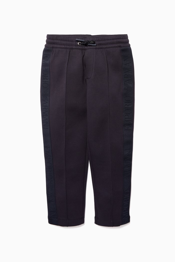 

Navy Cotton Jersey Sweatpants, Blue