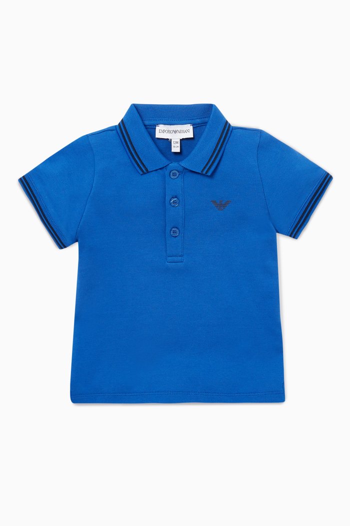

Contrast Trim Polo Shirt, White