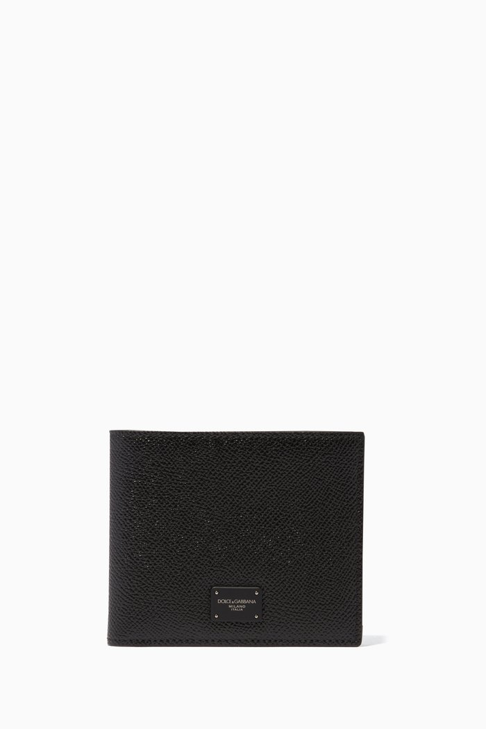 

Black Dauphine Logo Billfold