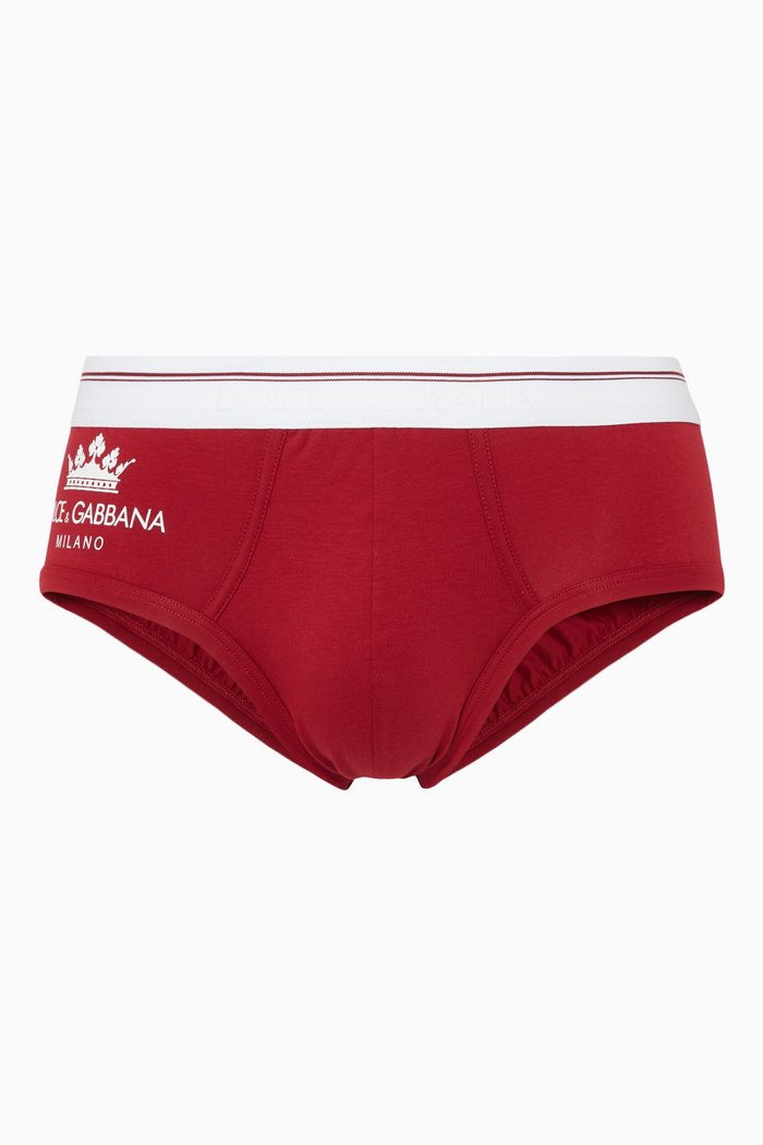 

Red Crown Logo Midi Briefs