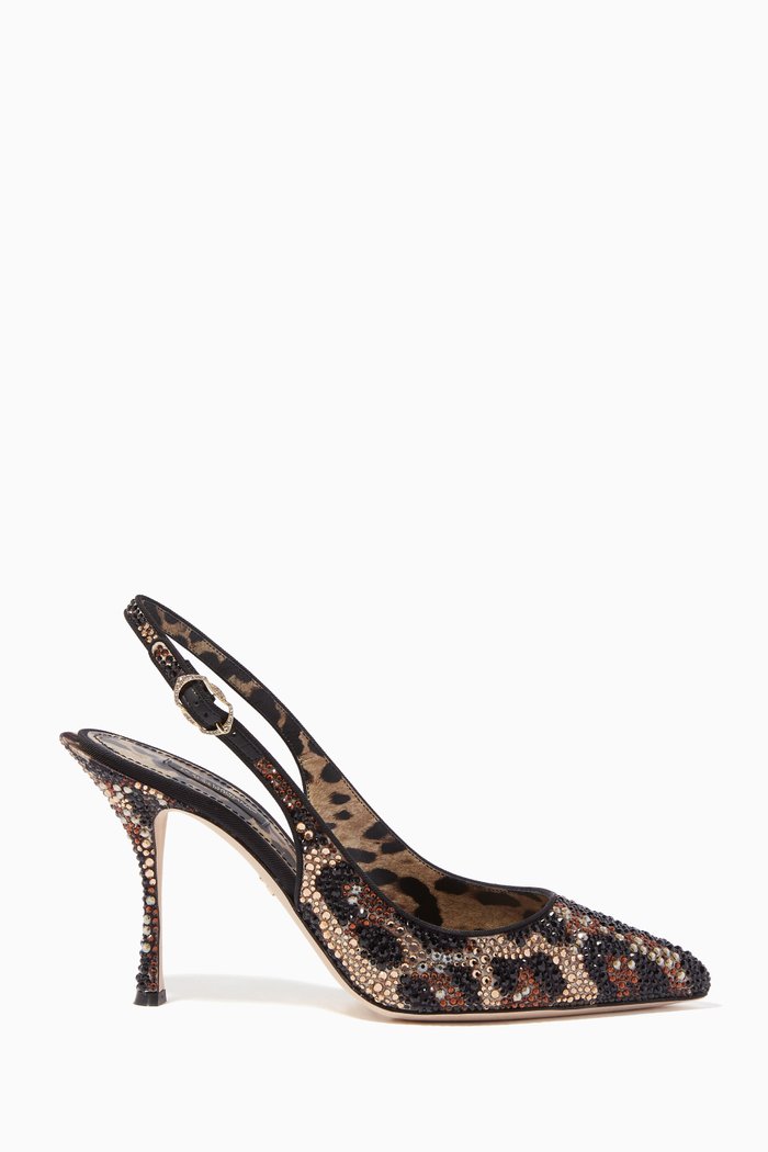 

Lori Leo Strass Slingback Sandals, Gold