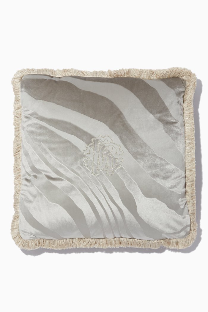 

Macro Zebrage Cushion, Multicolour