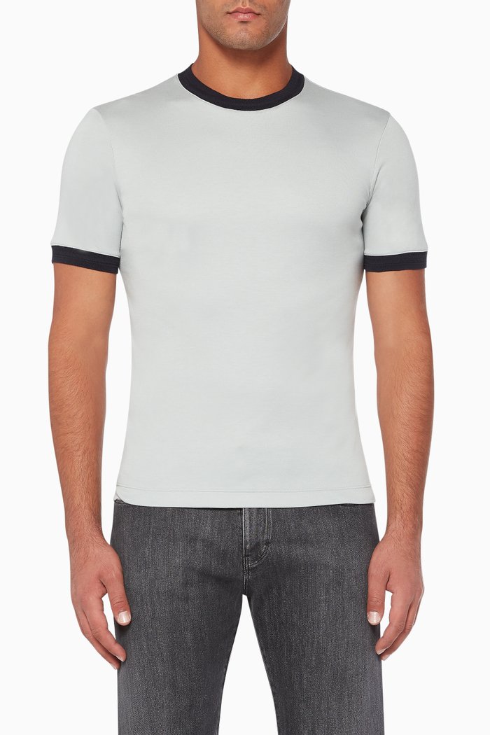 

Mulberry Silk T-Shirt, Grey