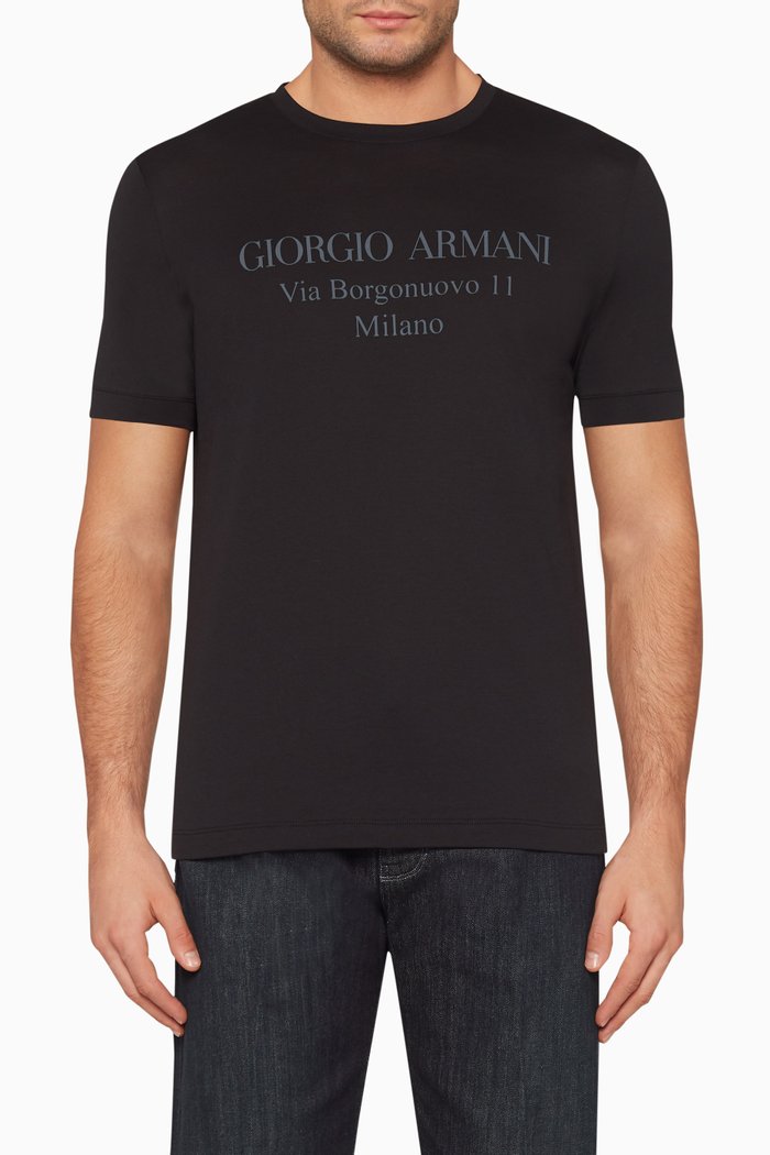 

Logo-Print T-Shirt, Black