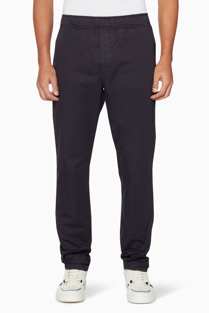

Dark-Navy Cotton Chinos, Blue
