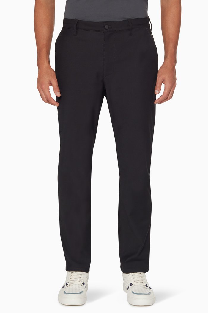

Black Classic Cotton Trousers