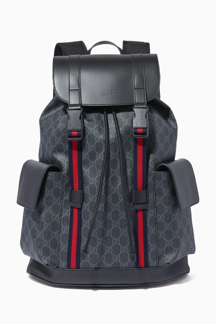 

Black GG Supreme Backpack