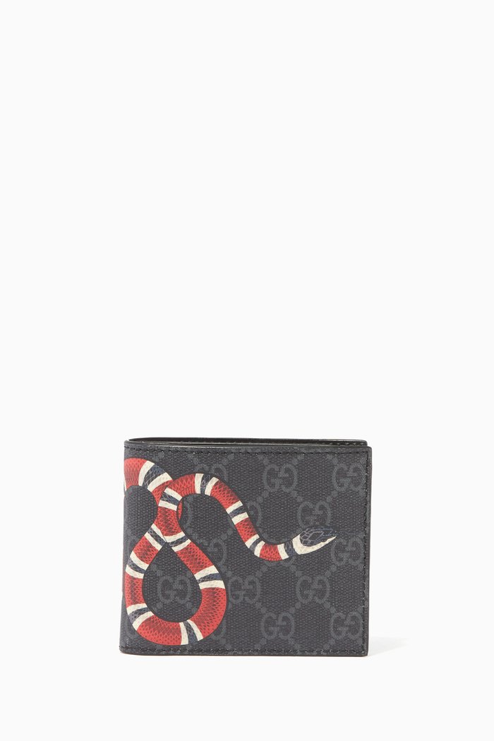 

Black & Grey Kingsnake Print GG Wallet