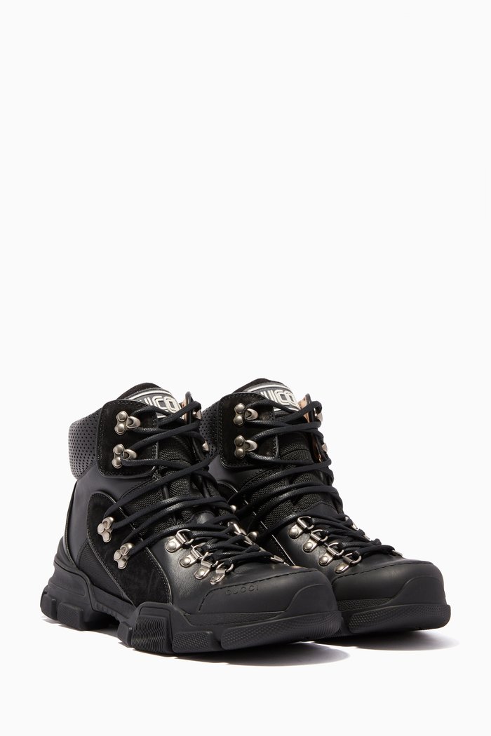 

Black Flashtrek High-Top Sneakers