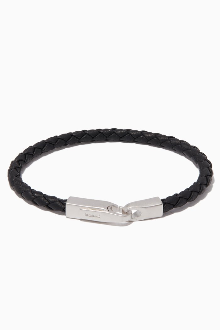 

Black SS19 Crew Leather Bracelet