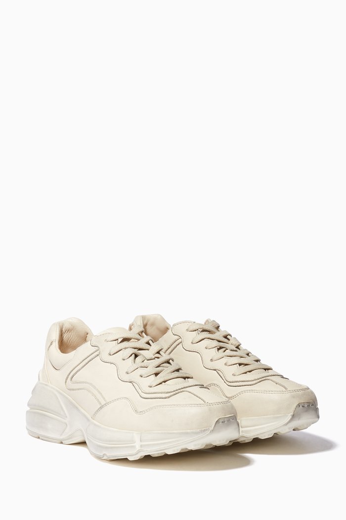 

Ivory Rhyton Chunky Sneakers, White