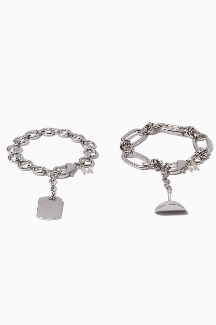 

Silver Wisteria Bracelet Set