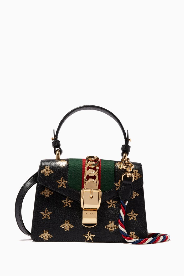 

Black Mini Sylvie Leather Bag