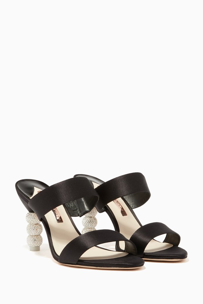 

Black Rosalind Jumbo Crystal Mules