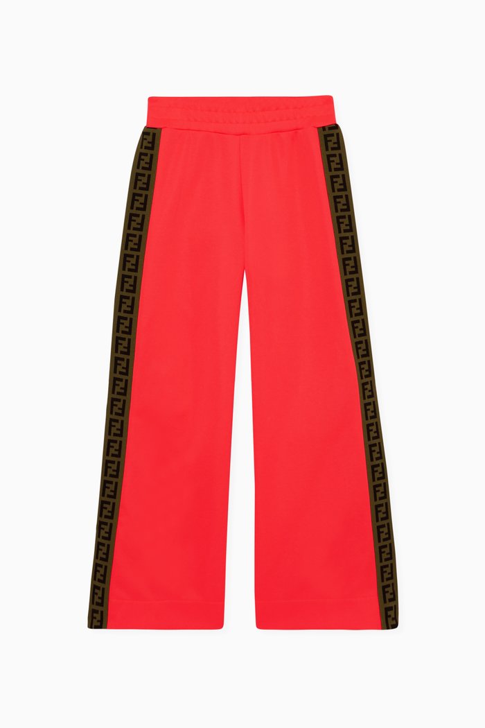 

FF Tape Jersey Sweatpants, Pink