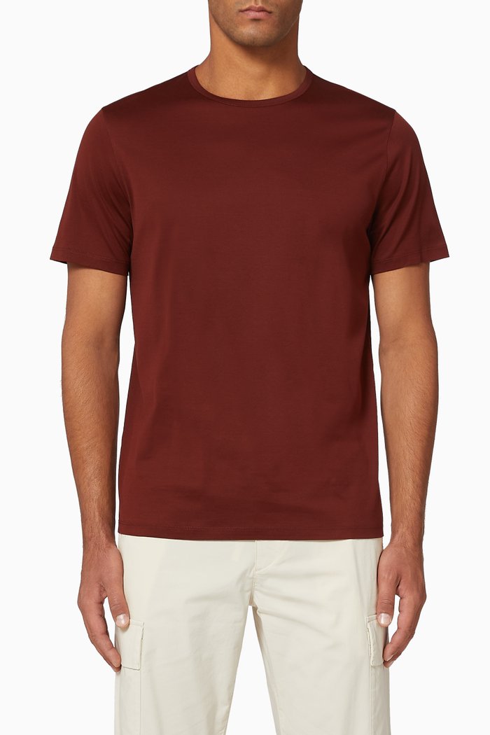 Precise Cotton T-Shirt, Red
