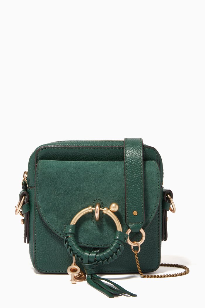 

Joan Leather Camera Bag, Green