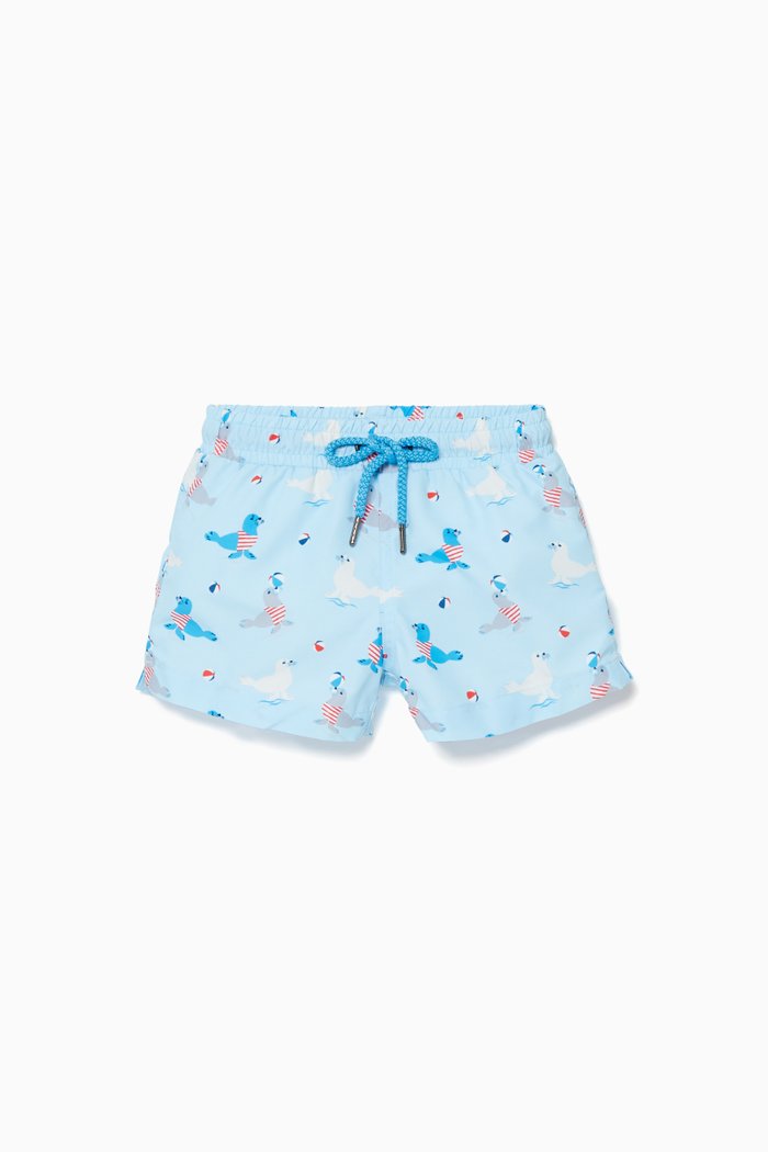 

Blue Sailor Seal Swim Shorts