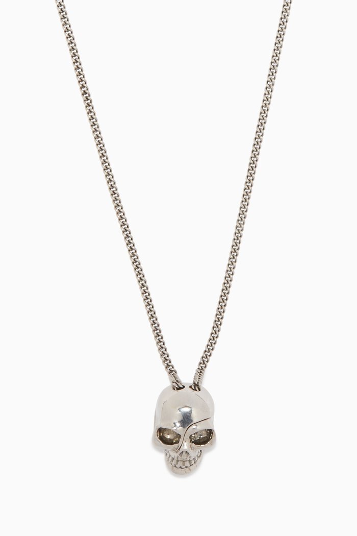 

Silver Divided Skull Pendant
