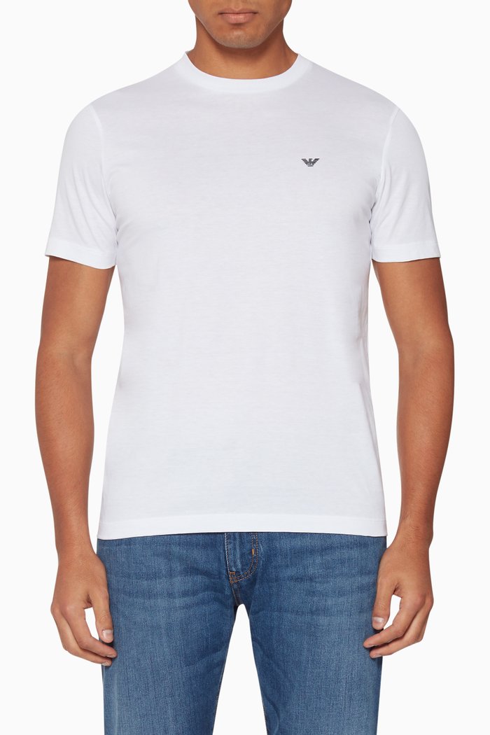 

White Two-Pack Logo T-Shirt