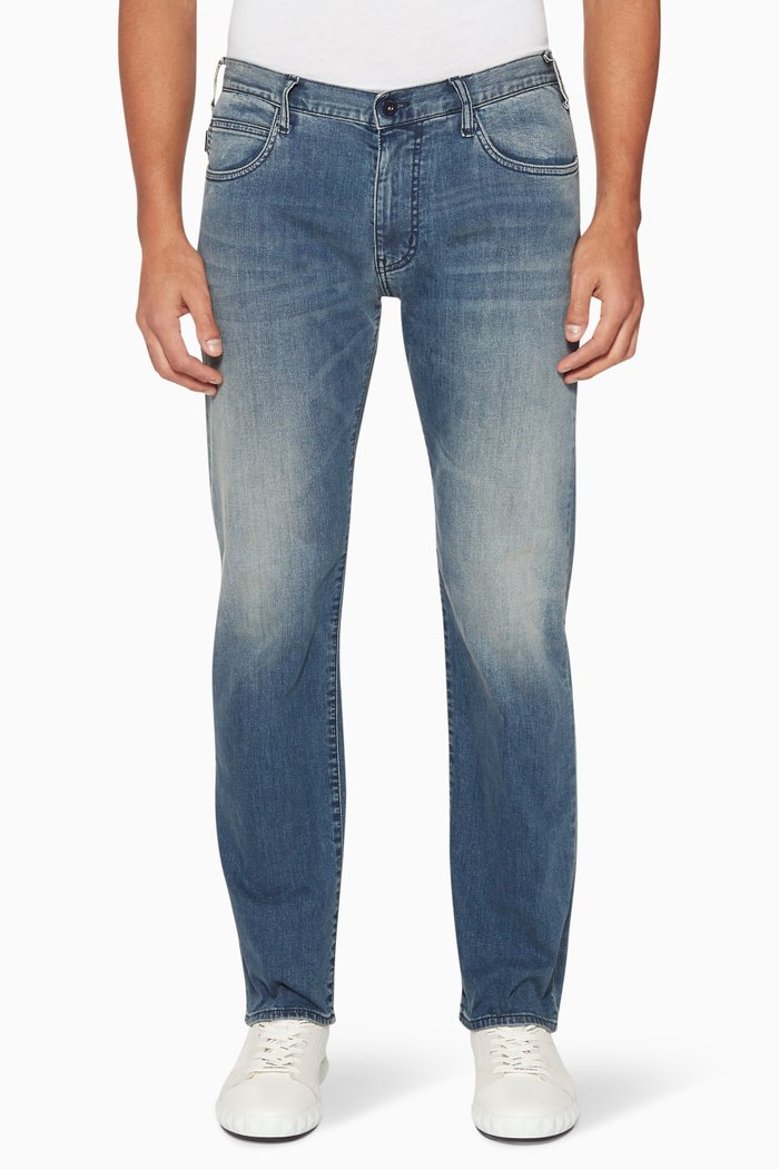 

Dark-Blue Regular Fit Jeans