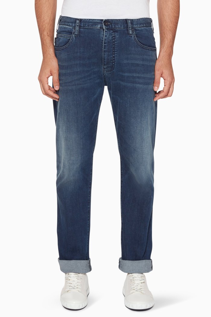 

Navy Regular Fit Jeans, Blue