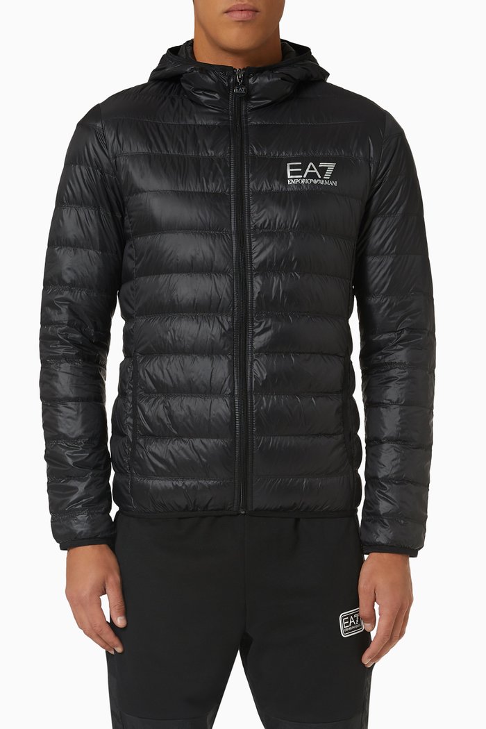 

Puffer Jacket in Nylon, Black