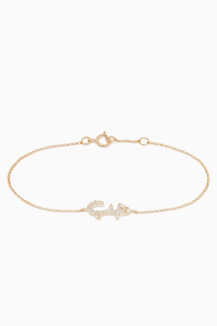 

Yellow-Gold & Diamond Hobb Bracelet