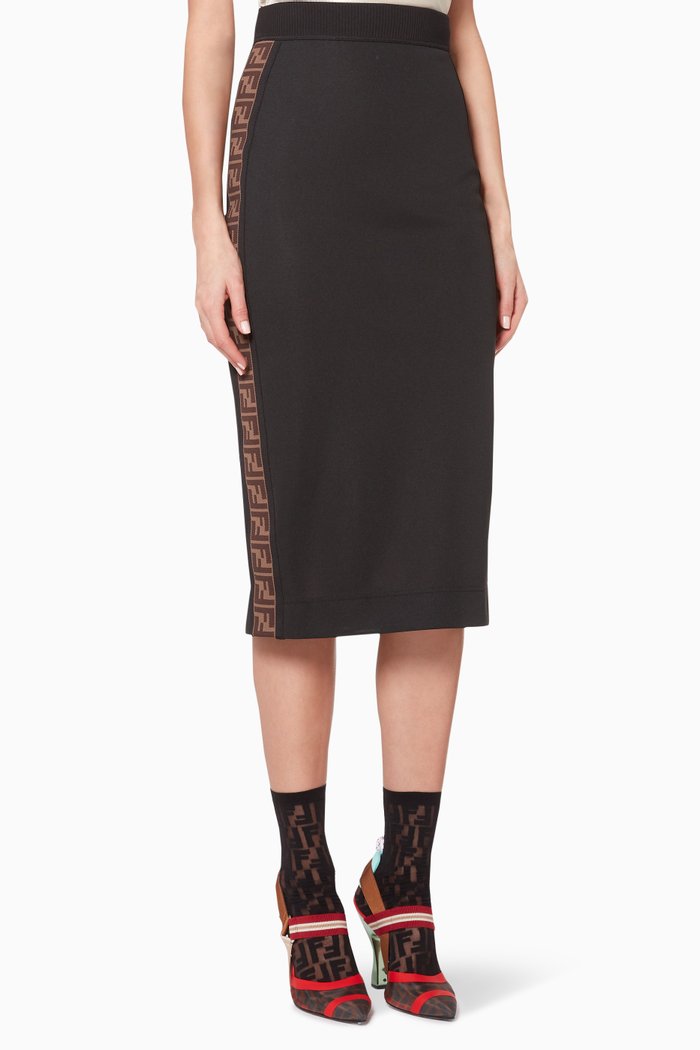 

Black FF Jersey Pencil Skirt