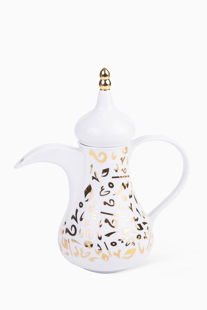 

Accents Arabic Coffee Dallah, Multicolour