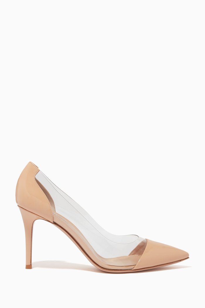 

Plexi 85 Pumps in Patent Leather, Neutral