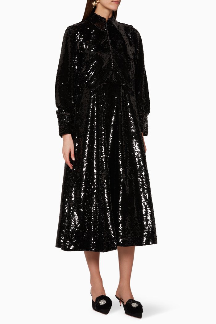 

Black Embellished Sonara Dress