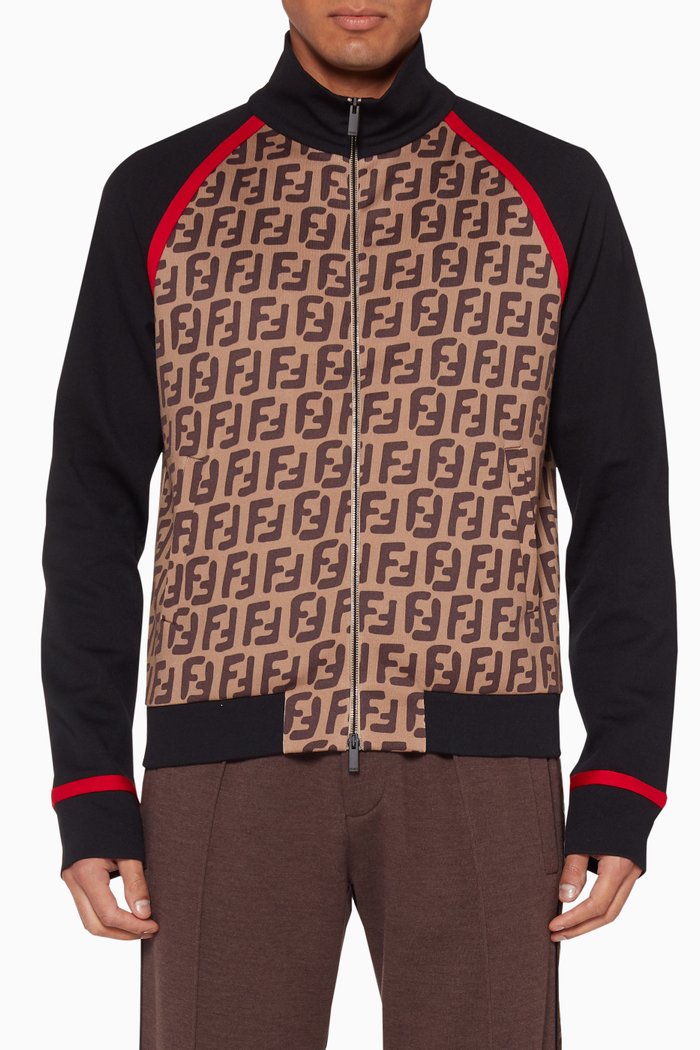 

Monogram FF Printed Sweatshirt, Brown