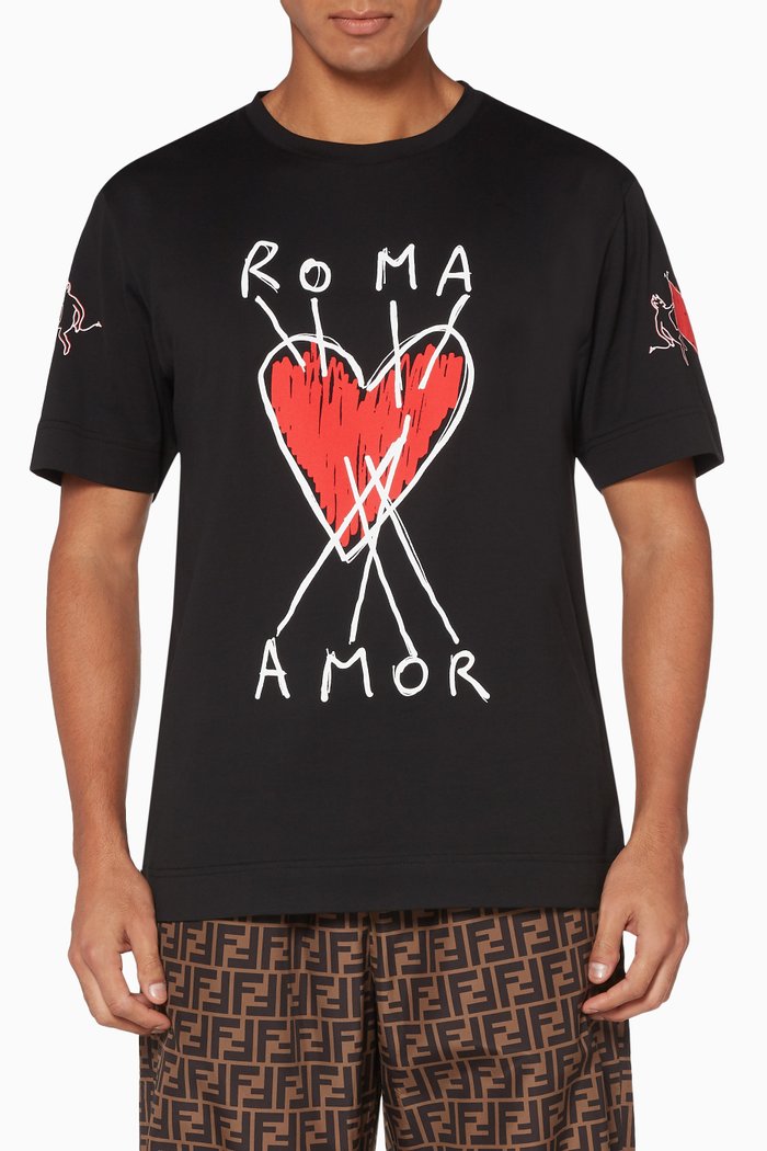 

Hearts Seeds T-Shirt, Black